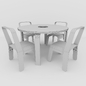 Детский стол Look Me Baby Table - Столы и стулья - 3D модель - фото 2