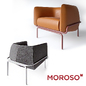 Chandigarh Armchair by Moroso - Кресла - 3D модель