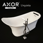 AXOR Urquiola Bathtub 1,800 mm + bath faucet floor-standing - Ванна - 3D модель