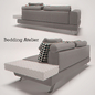 Modular sofa Bedding Atelier DayDream - Sofa - 3D model