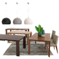 Calligaris Furniture and Accessories Set - Стол + стул - 3D модель - фото 3