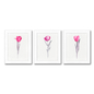 Three Tulips Set Art Prints. - Багеты - 3D модель