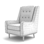 OM Scott Armchair - Кресла - 3D модель - фото 3