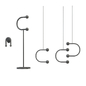 Double Pendant C Lights set - Подвесной - 3D модель - фото 2