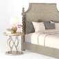 Morrissey Healey Upholstered Panel Bed, A.r.t. Furniture - Кровати - 3D модель - фото 2