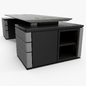 Promemoria - Au bout de la nuit writing desk - Офисная мебель - 3D модель - фото 2