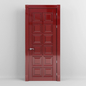 red door - Двери - 3D модель - фото 2