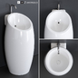Scarabeo Ceramiche Planet washbasin art. 8104 - Умывальники - 3D модель