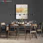 Dinning Set - Стол + стул - 3D модель - фото 2