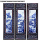 Chinese Blue White Porcelain Scenery - Багеты - 3D модель