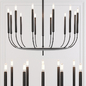 Restoration Hardware QUENOUILLES ROUND CHANDELIER 36 Black - Подвесной - 3D модель