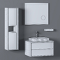 Bathroom Furniture Set -23 | Elantra 80 - Мебель - 3D модель - фото 3