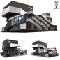 Building: Cinéma Étoile - Здание - 3D модель