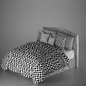 Madison Park Delancey Mini 4 Piece Duvet Bed - Кровати - 3D модель - фото 2