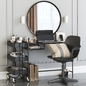 IKEA VITTSJO dressing table with ODGER chair and RASKOG cart - Туалетный столик - 3D модель