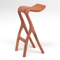 Wooden bar chair - Стулья - 3D модель - фото 2