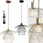 Papillon Lampa wiszaca Metal Druciany - Подвесной - 3D модель