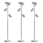Possini Euro Nuovo Brushed Nickel 3-Light Floor Lamp - Торшеры - 3D модель - фото 2