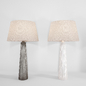 Chapman & Myers Fluted Spire Large Table Lamp Aged Iron and Plaster White - Настольный - 3D модель - фото 2