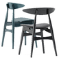 CH322 DINING TABLE and CH33P CH33T CHAIR by Carl Hansen & Son - Стол + стул - 3D модель - фото 4