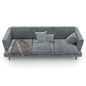Диван 232 - Natuzzi_Jeremy_var - Диваны - 3D модель - фото 2