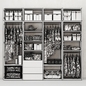 IKEA Wardrobe with 7 doors and 3 drawers OPHUS - Шкафы - 3D модель - фото 3