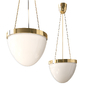 Brass Moon Ceiling Lamp by Lars Bylund for Ateljé Lyktan - Подвесной - 3D модель