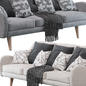 Sebastian Sofa - Диваны - 3D модель - фото 4