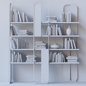 Полка с книгами и декором. 10. Журнал - Стеллаж - 3D модель - фото 2