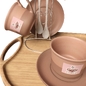 brown coffee service set - Посуда - 3D модель - фото 2