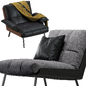 Daiki armchair by Minotti 2 version - Кресла - 3D модель - фото 4