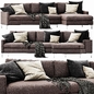 Interface Nana Leather - Диваны - 3D модель