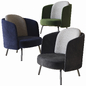 lucia armchair ditre italia - Кресла - 3D модель