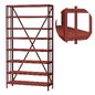 Large metal rack / Большой металлический стеллаж - Стеллаж - 3D модель - фото 4