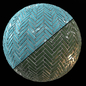 Teal Tile PBR Material-12 - Кафель, плитка - 3D модель