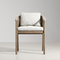RH/ MALTA TEAK ARMCHAIR - Стулья - 3D модель - фото 3