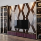 tv set 159 - ТВ стенка - 3D модель - фото 2