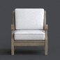 Santa Monica Teak Classic Lounge Chair - Кресла - 3D модель - фото 2