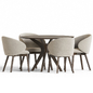 Dining Set 19 - Стол + стул - 3D модель - фото 2