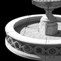 Двухъярусный уличный фонтан Parisienne - Городская среда - 3D модель - фото 6