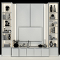 Modern TV Wall set189 - ТВ стенка - 3D модель - фото 2