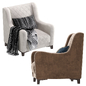 Modern Armchair Uno Velvet/Кресло Уно - Кресла - 3D модель - фото 4
