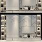 TV Wall set 204 - ТВ стенка - 3D модель - фото 2