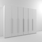 Manhattan Comfort Gramercy Wardrobe  Armoire Closet - Шкафы - 3D модель - фото 3