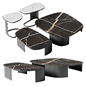 Poliform KOISHI coffee and side tables - Столы - 3D модель