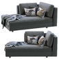 Classic Prostoria Chaise Longue - Диваны - 3D модель - фото 3