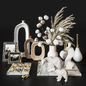 Decoration Set 34 Cotton pampas - Декоративный набор - 3D модель
