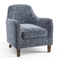 Burton Upholstered Armchair - Кресла - 3D модель
