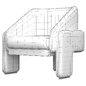 Unite Armchair by Dooq Do Shop - Кресла - 3D модель - фото 4