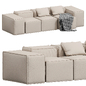 BONALDO PEANUT SOFA - Диваны - 3D модель - фото 3